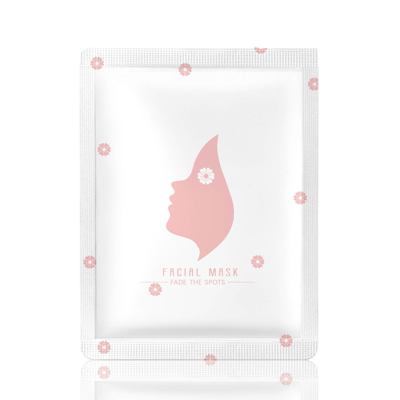 Custom Printing Three Side Seal Aluminum Foil Facial Mask Packing Bags