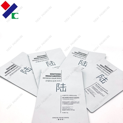 Emballage latéral de masque de papier d'aluminium de poche imprimée par coutume de la poussière trois
